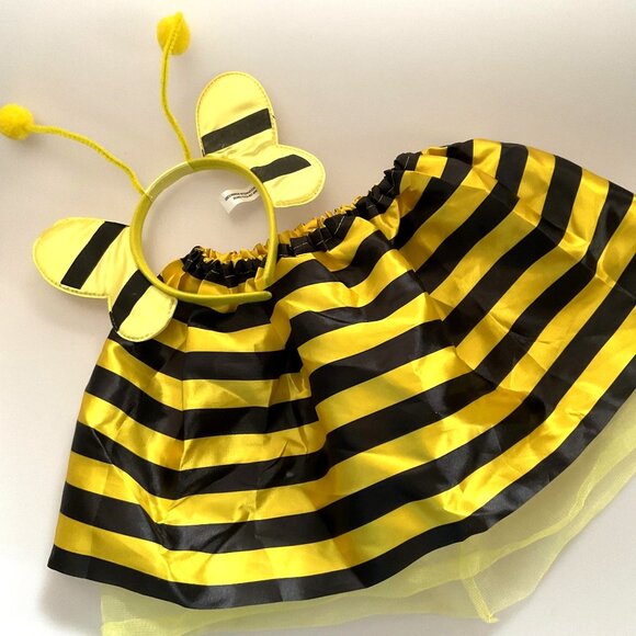 BUMBLEBEE TUTU SKIRT HEADBAND EUC - Picture 1 of 8